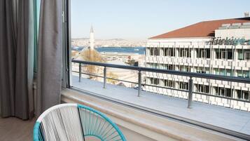 Habitació doble Deluxe, vistes al mar | Balcó