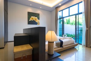 3-Bedroom Grand Villa with Private Pool | 3 bedrooms, in-room safe, blackout curtains, iron/ironing board