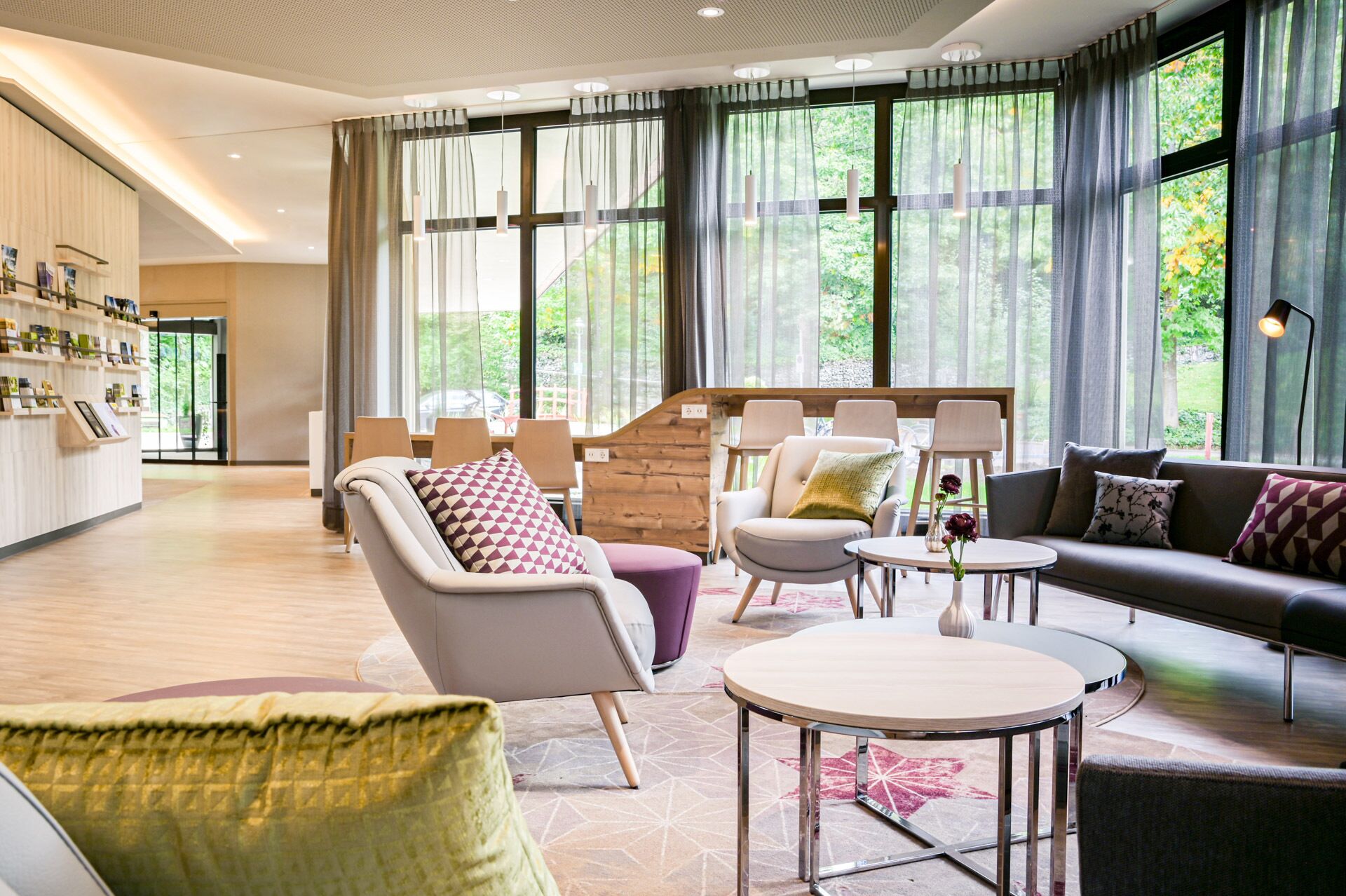 Lobby sitting area