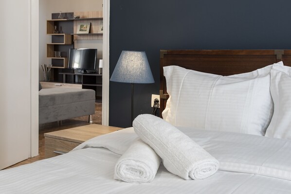 Apartment | 3 Schlafzimmer, Bügeleisen/Bügelbrett, kostenloses WLAN, Bettwäsche