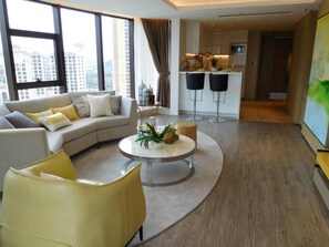 Flat-screen TV - Dahengqin Superior Talent Hotel (Hengqin Port Branch) (Zhuhai)