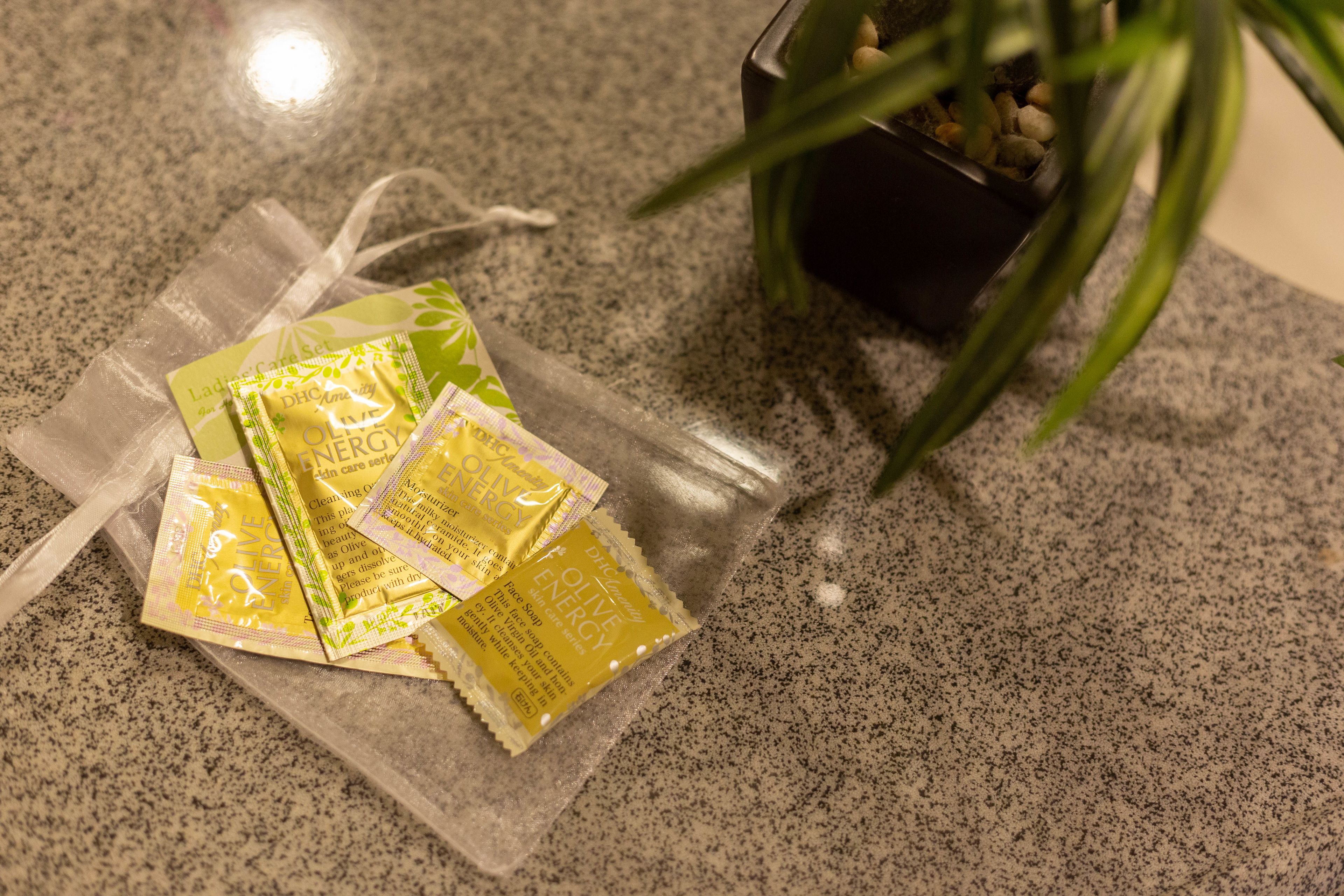 separate bathtub and shower, free toiletries, hair dryer, bathrobes