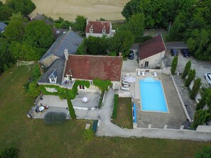 Aerial view - Le Relais de Fontenailles (Les Hauts de Forterre)