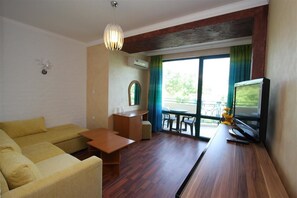 Apartment, 1 Schlafzimmer, Stadtblick | Wohnzimmer