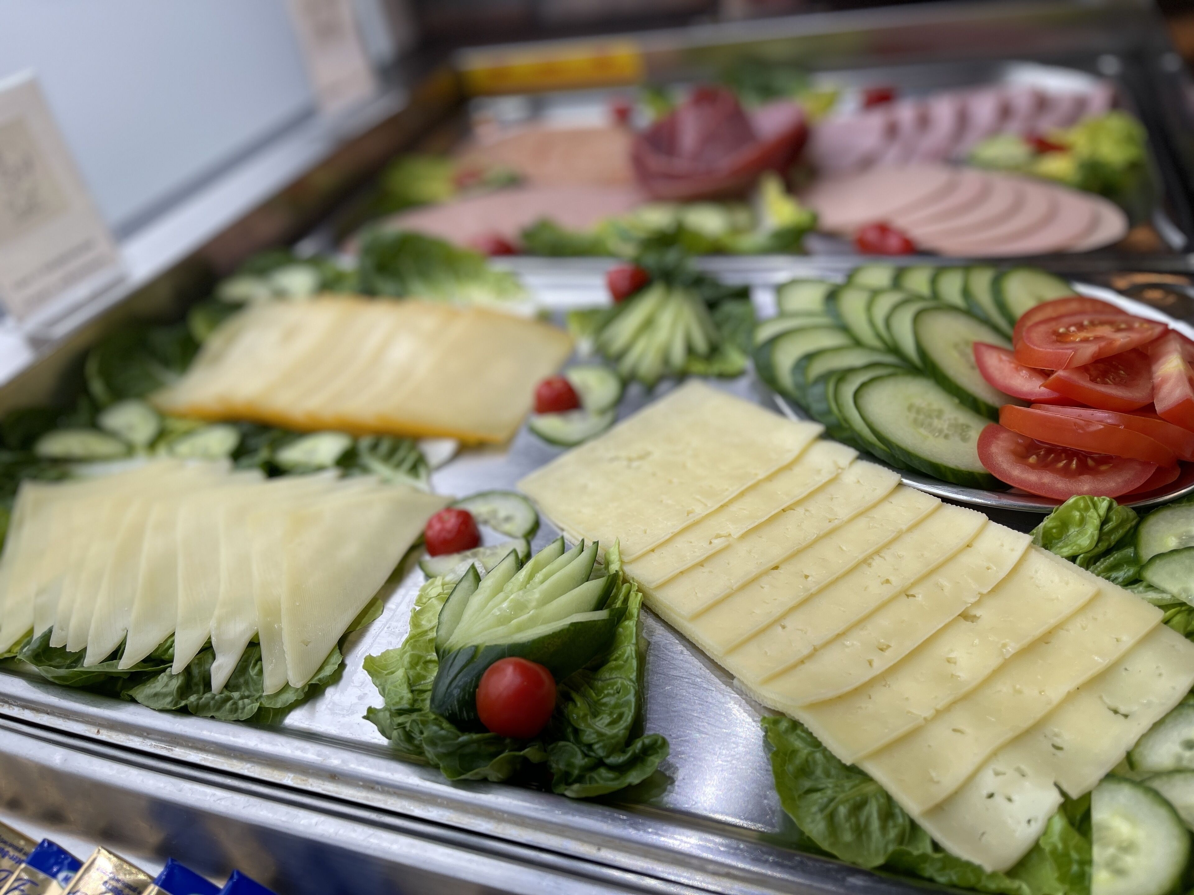 뷔페 아침 식사