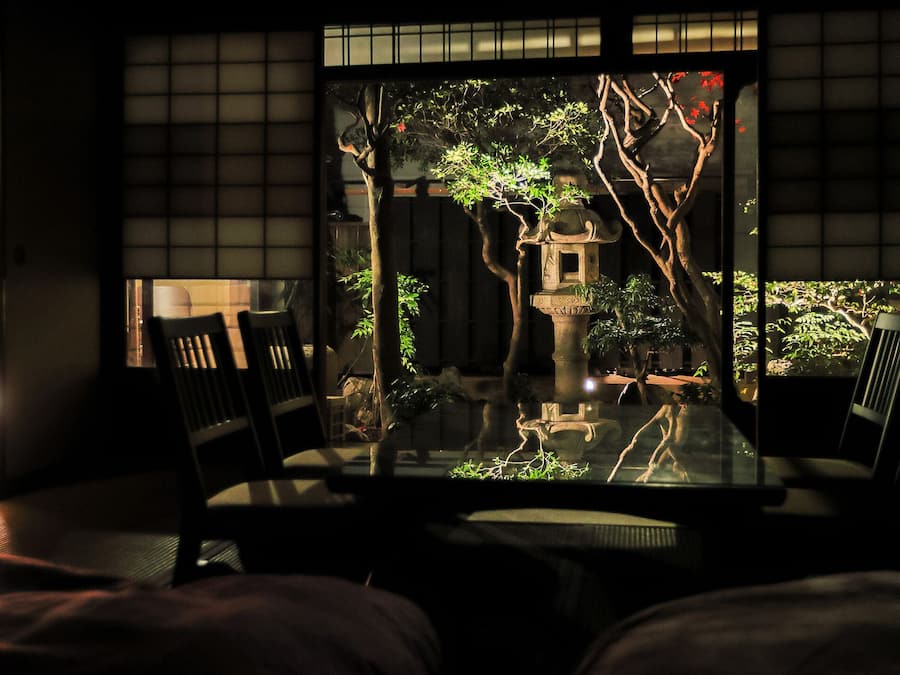 Kamar Quadruple Tradisional (Japanese Style) | Pemandangan taman