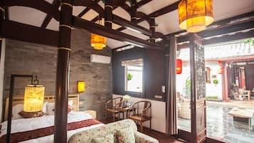 Double Room with Garden View (Mainland Chinese Citizen Only) | Desk, blackout drapes, free WiFi, bed sheets