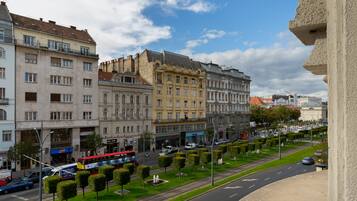 Blick von der Unterkunft