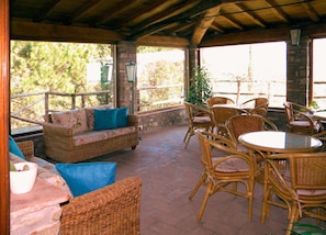 Lobby sitting area