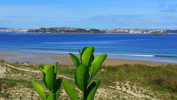 Na praia 