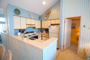 Condo, 2 Bedrooms | Private kitchen | Fridge, coffee/tea maker, toaster