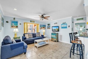 Villa, 1 Bedroom | Living area | TV