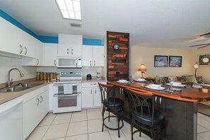 Bungalow, 2 Bedrooms | Private kitchen | Fridge, microwave, oven, dishwasher - Latitude Adjustment 2 Bedroom Bungalow by RedAwning (Anna Maria)