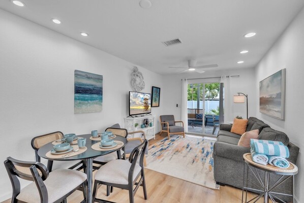 Villa, 2 Bedrooms | Living area | TV, DVD player