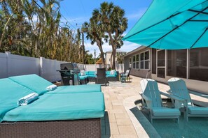 Ferienhaus, 3 Schlafzimmer | Terrasse/Patio