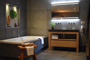 Habitación Confort, sauna (Wellness, Wijnvat) | Baño