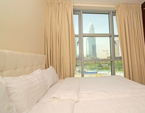 2 Bedroom Apartment (413) | Desk, blackout curtains, iron/ironing board, free WiFi - New Arabian Holiday Homes - Standpoint (Dubai)