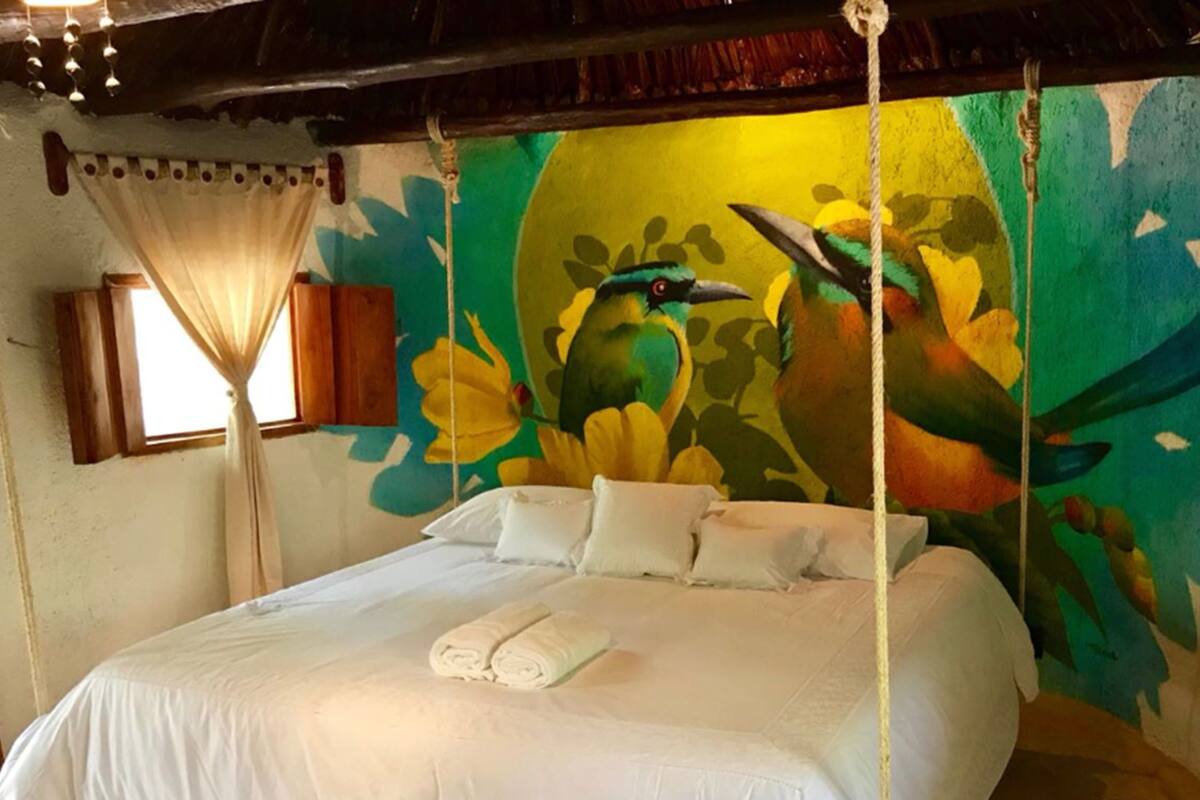 Premium bedding, desk, bed sheets