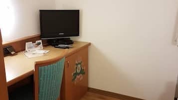 Desk, iron/ironing board, free WiFi, bed sheets