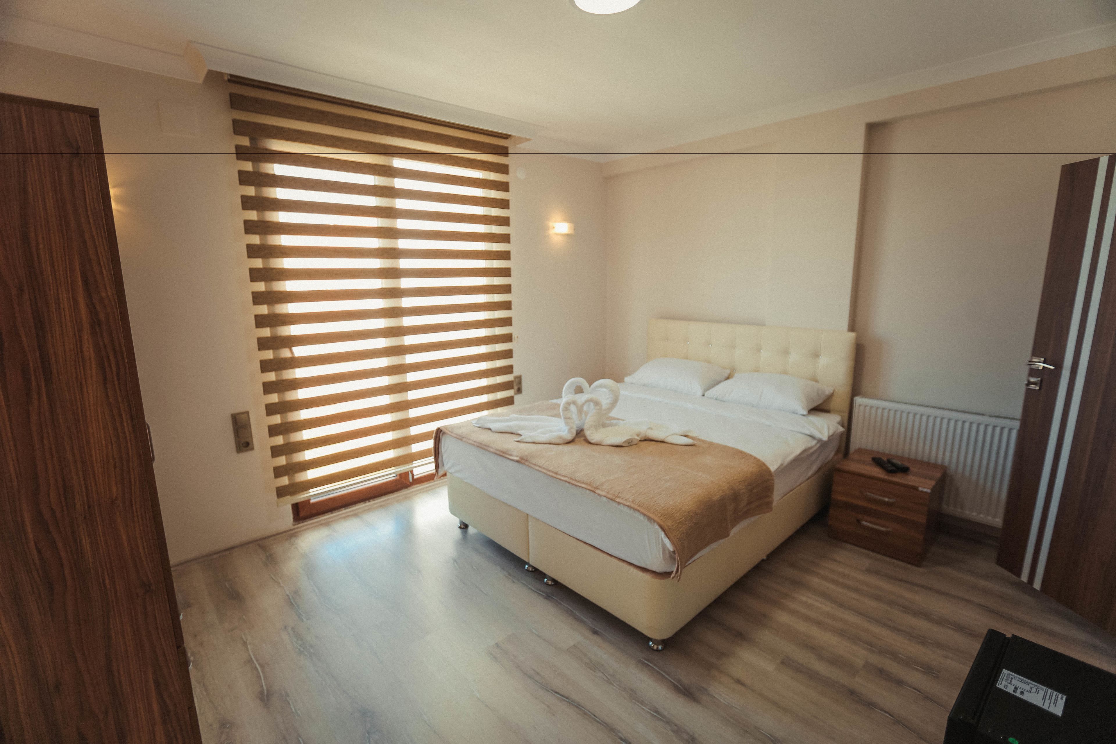 Sengetøy i egyptisk bomull, sengetøy av topp kvalitet og minibar