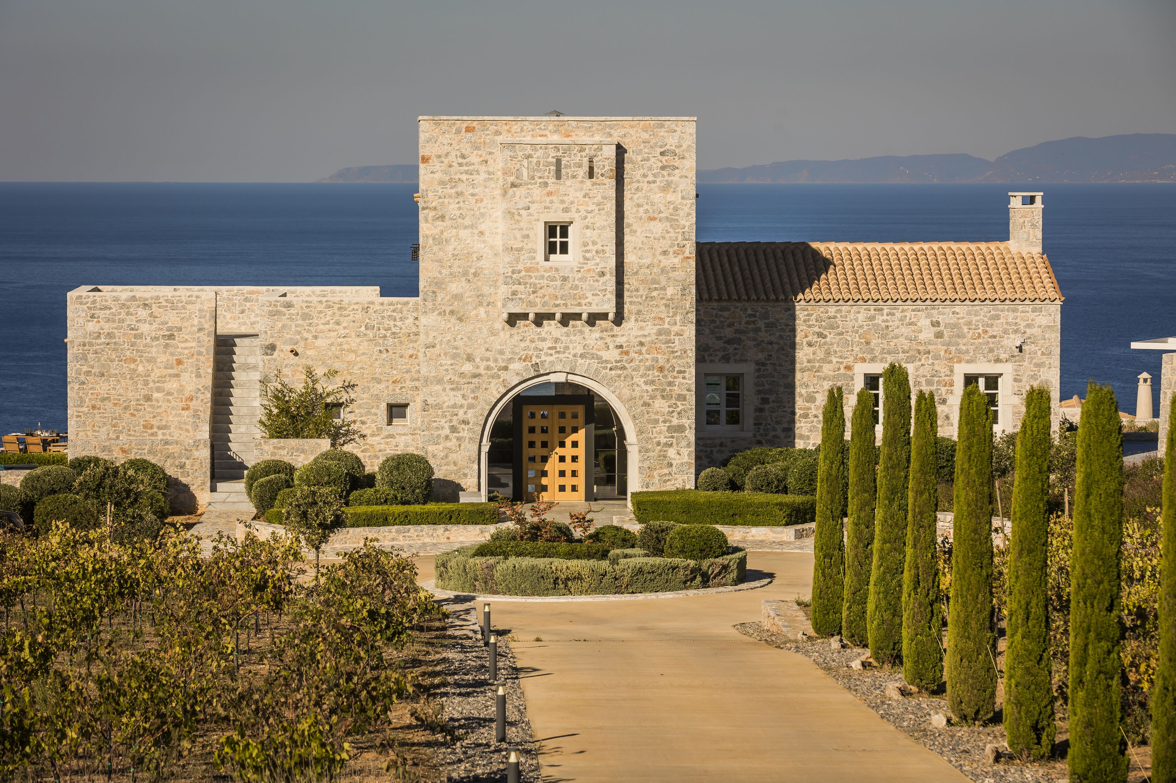 Entrada de la propiedad