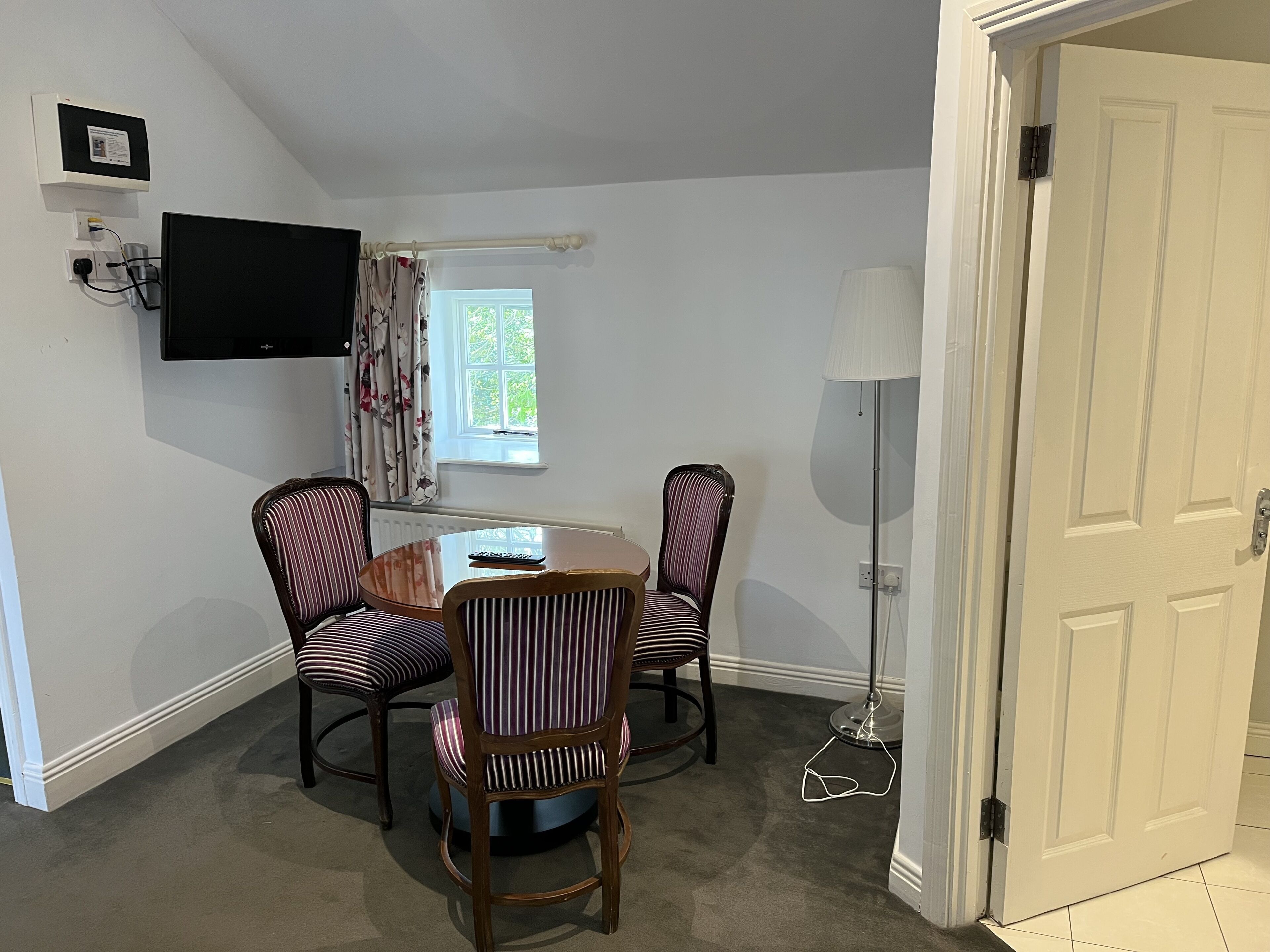 family loft room, 1 bedroom with 1 double bed and 1 single bed, ensuite, courtyard area | 1 bedroom, premium bedding, iron/ironing board, free wifi