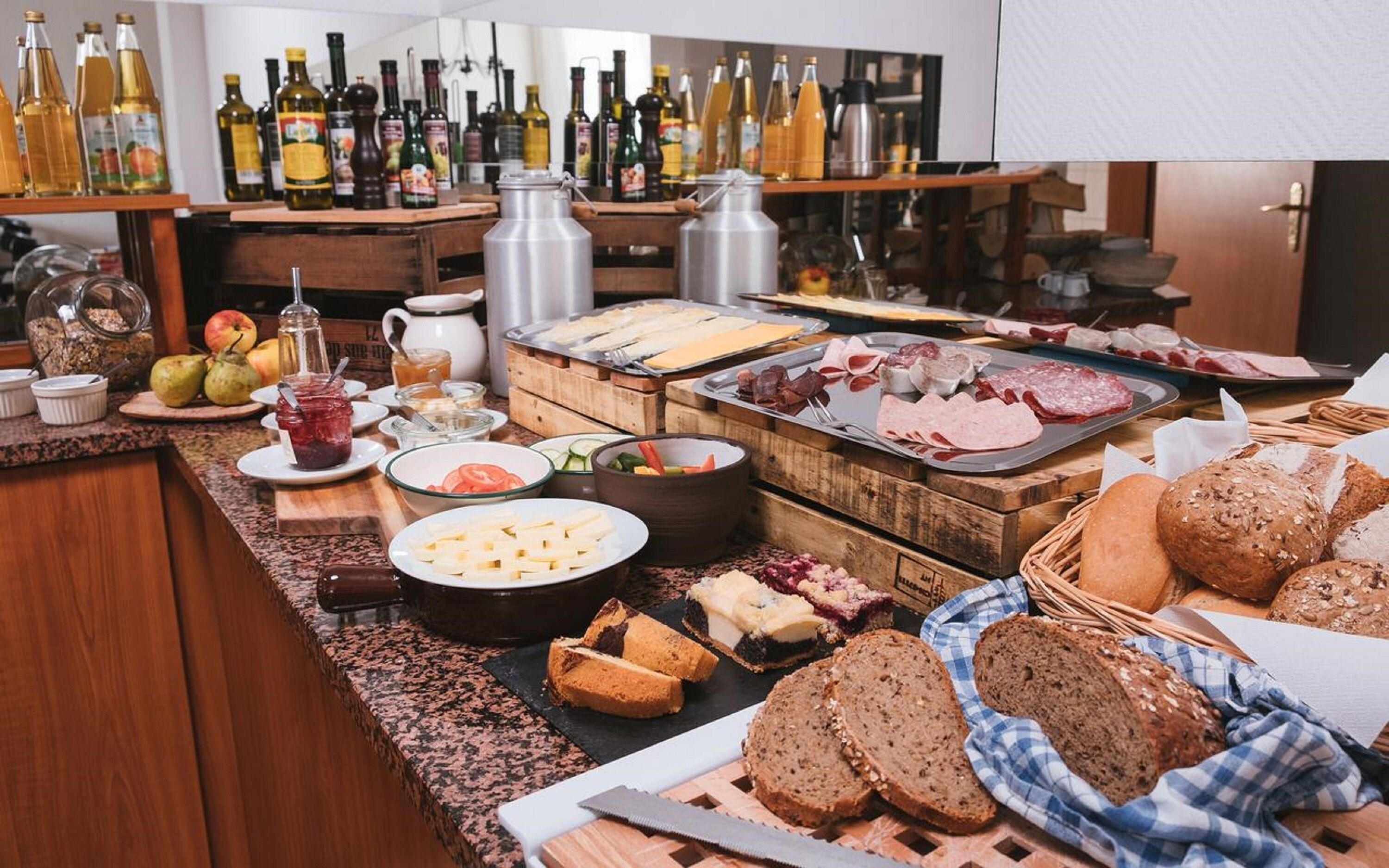 Daily buffet breakfast (EUR 8.00 per person)