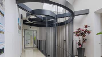 Interior entrance