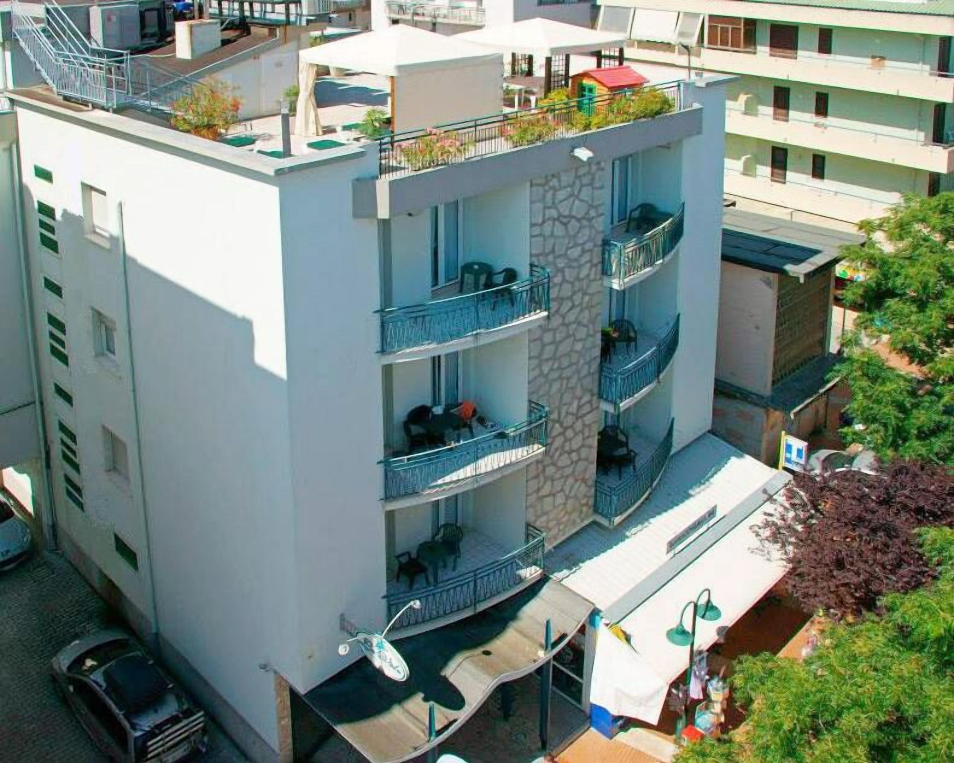 Fassade der Unterkunft