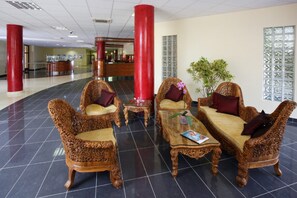 Sitteområde i lobbyen