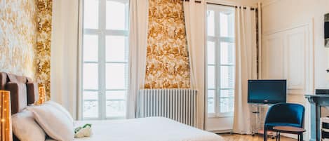 Quarto (Beige) | 1 quarto, roupas de cama premium