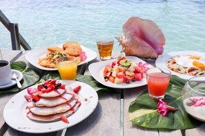 Café da manhã feito na hora todos os dias (MXN 10 por pessoa) 