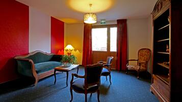 Sitteområde i lobbyen