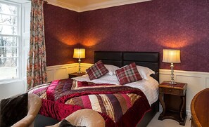 Kahden hengen deluxe-huone (Glenfiddich) | Egyptinpuuvillaiset lakanat, ylelliset vuodevaatteet