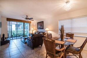 Apartment, 2 Bedrooms | Living area | Flat-screen TV - 4515 Shorewalk Updated First Floor Condo (Bradenton)