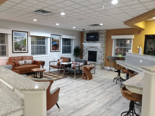 บริเวณนั่งเล่นที่ล็อบบี้