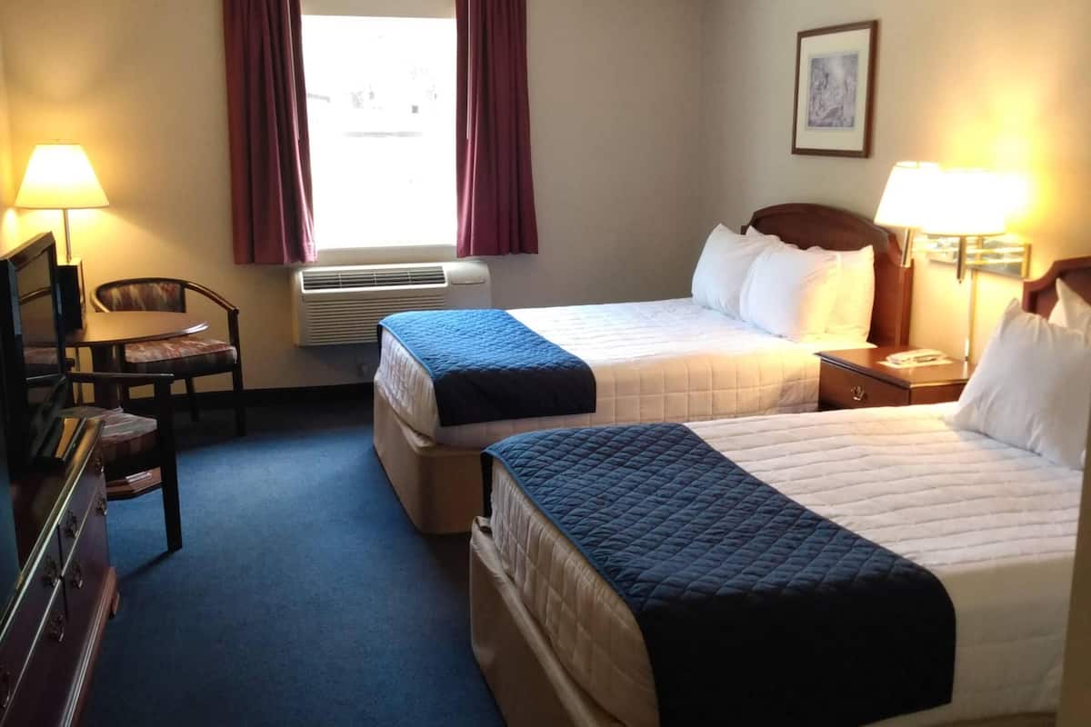 standard double room, 2 double beds | 1 bedroom, premium bedding, down duvets, laptop workspace