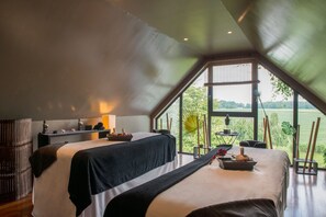 Salas de tratamientos para parejas, tratamientos corporales