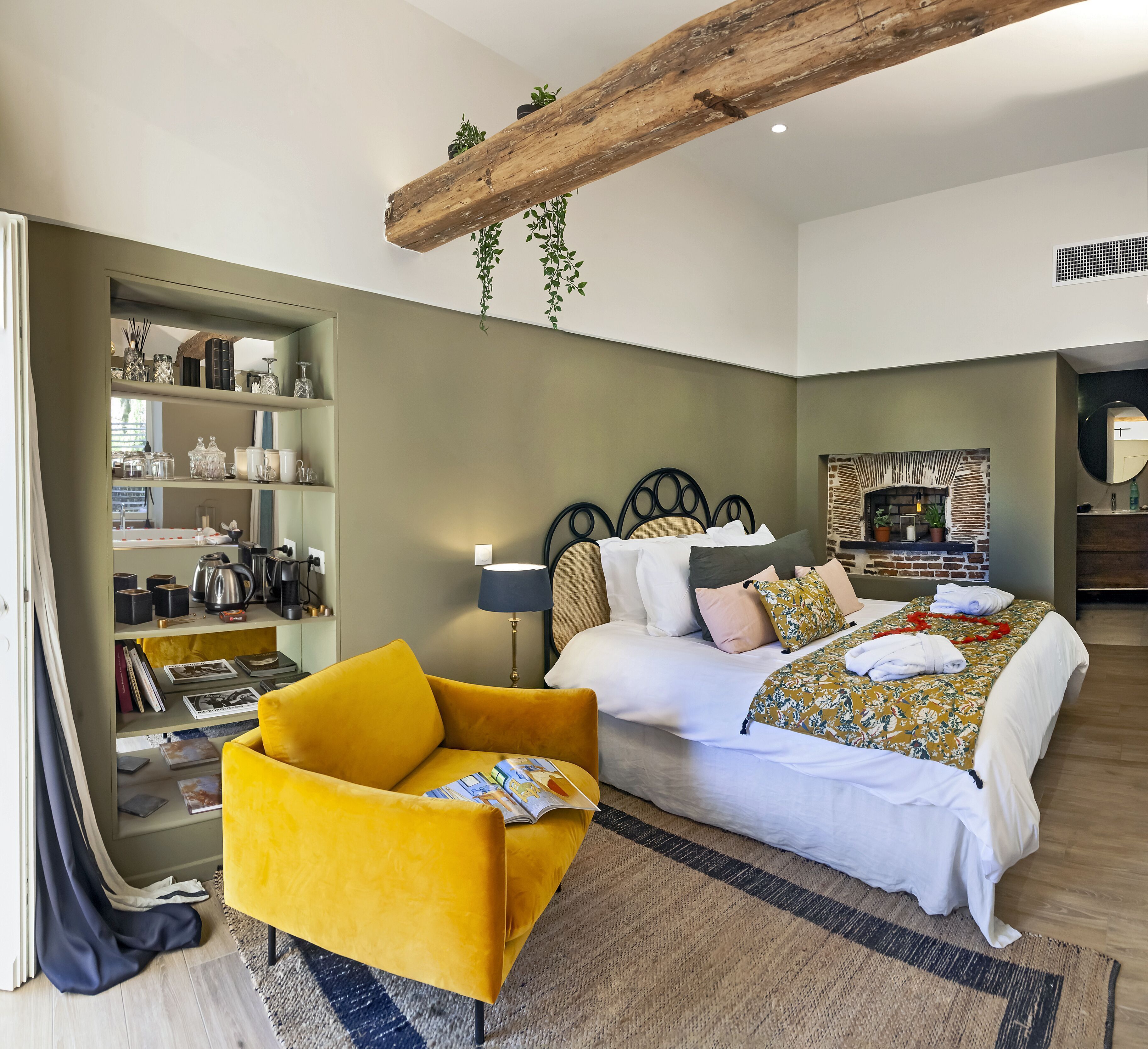 1 habitación, ropa de cama de alta calidad y minibar 