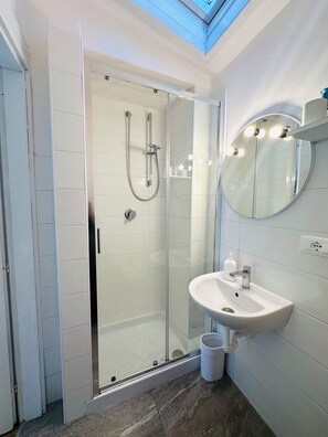 Shower, hair dryer, towels, soap - The wonderful Chalet with the private swimming pool on Lago Maggiore  (Verbania)