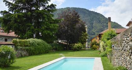 The wonderful Chalet with the private swimming pool on Lago Maggiore