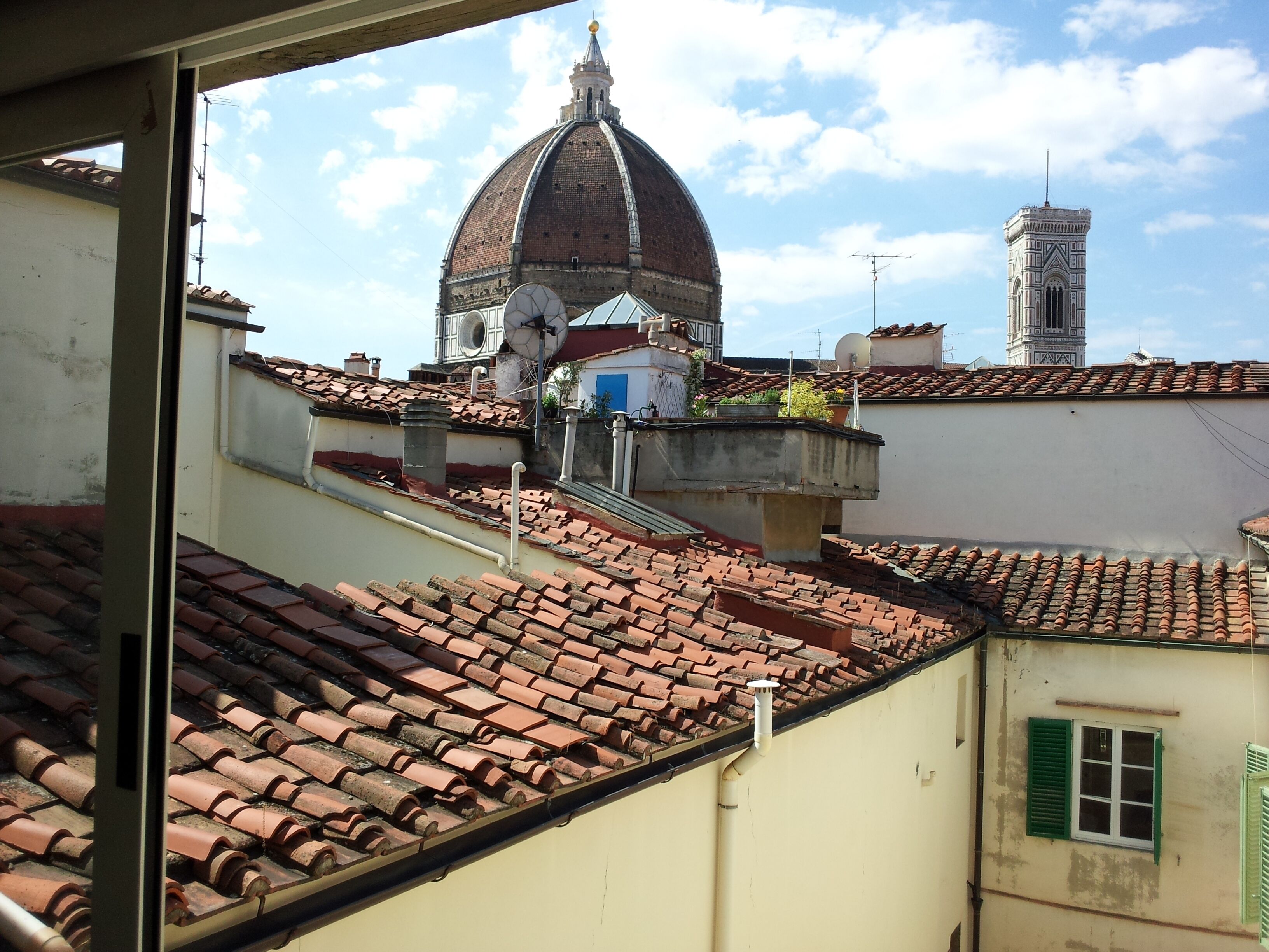 Blick von der Unterkunft