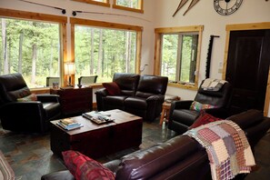 Interior - Riverfront Home Bordering GLACIER NATIONAL PARK on 9 acres!!   (Essex)