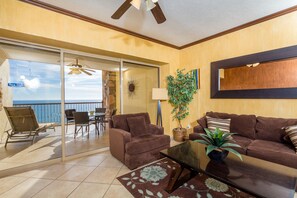 TV, DVD player, stereo