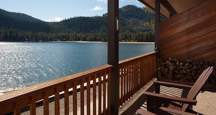 Donner Lakefront Condo | Unobstructed Lake Views | HOA Beach | Boat Slip | BBQ Area