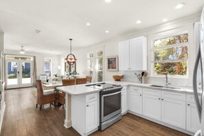 Fridge, microwave, oven, stovetop - Come for the Beach View and stay for the Food! (Panama City Beach)