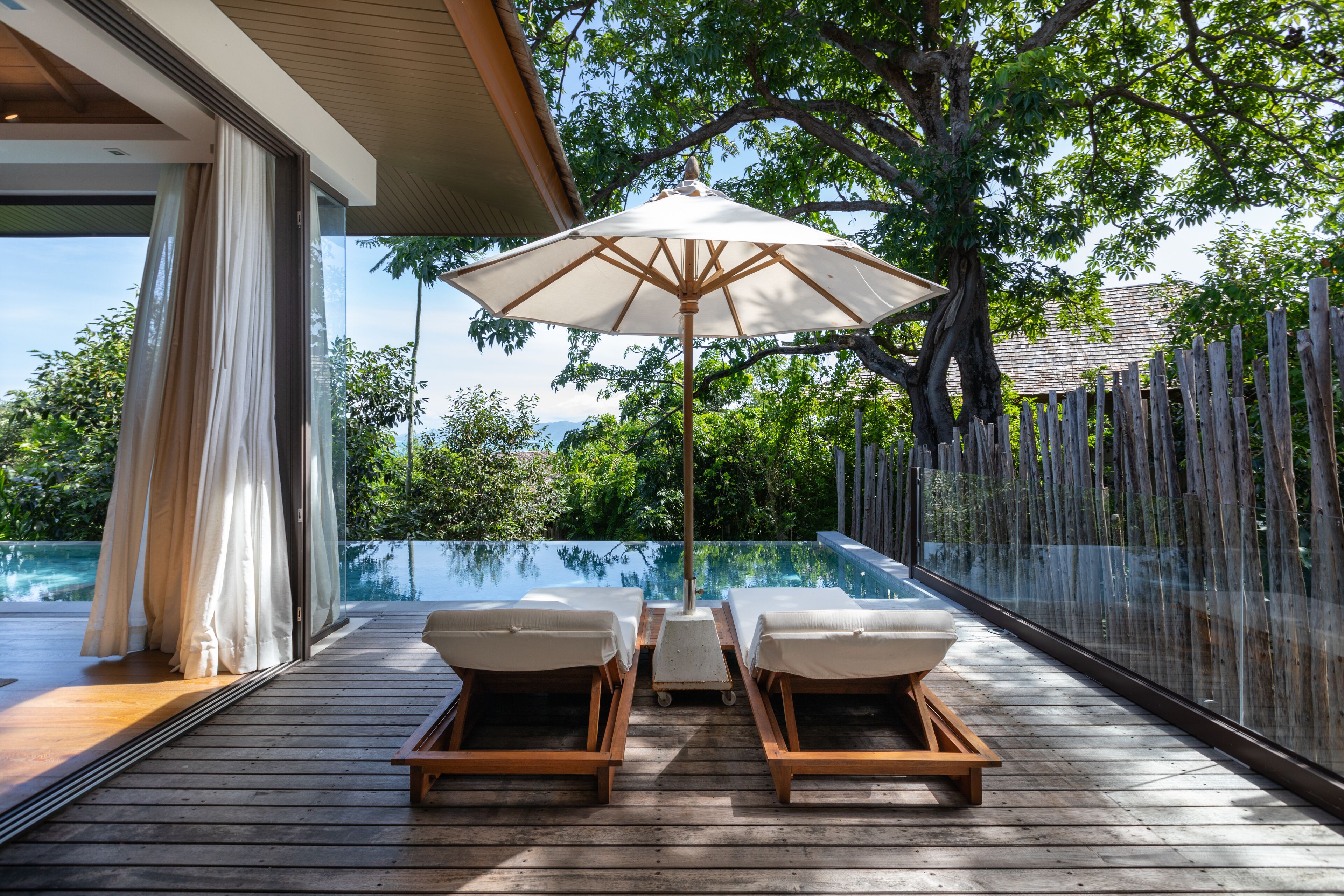 Biệt thự Deluxe, hồ bơi riêng | Hiên