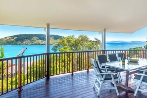 House, 3 Bedrooms | Terrace/patio - Casuarina Cove 16 Ocean View Deluxe Refurbished 3 Bedroom House Near Marina With Golf Buggy (Whitsundays)