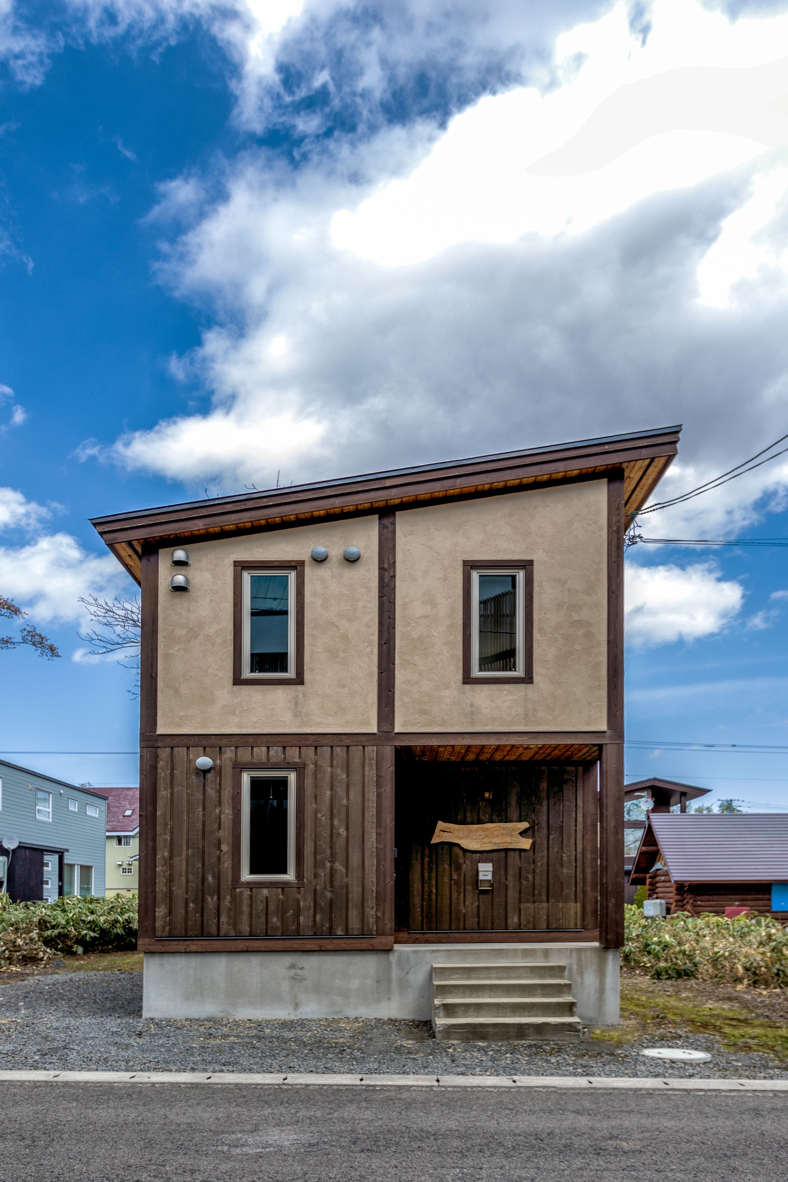 Fassade der Unterkunft