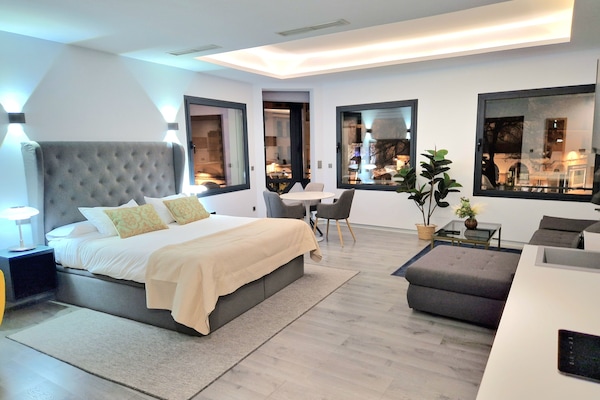 Studiosuite – deluxe | 3 soverom, sengetøy av topp kvalitet, dundyner og memory foam-senger